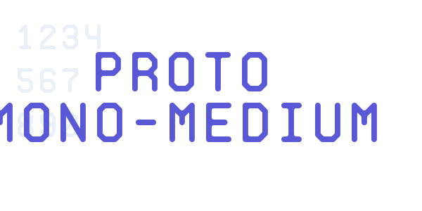 Proto Mono-Medium font free