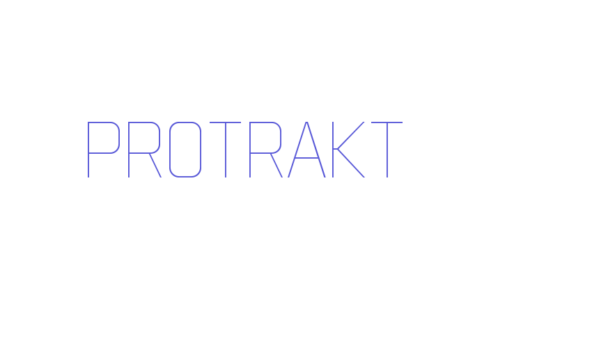 Protrakt Font