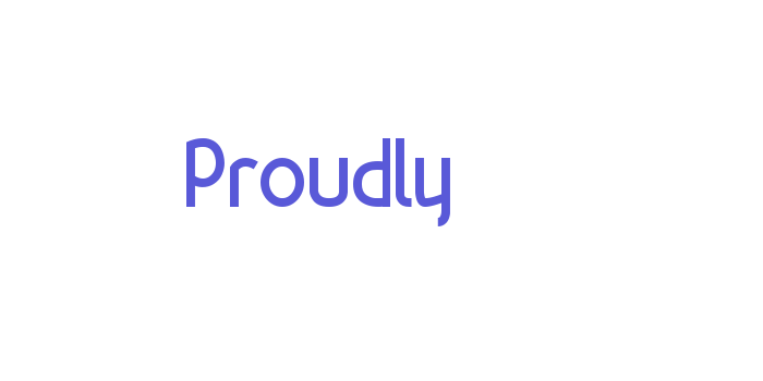 Proudly Font Download