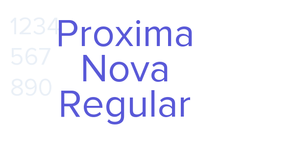 Proxima Nova Regular font free