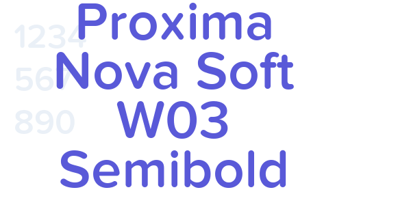 Proxima Nova Soft W03 Semibold font free