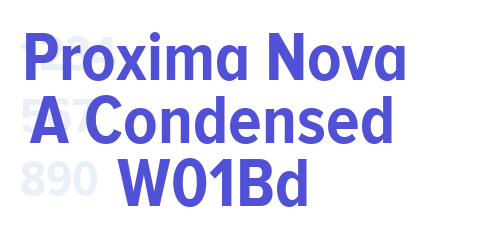 Proxima Nova A Condensed W01Bd-font-download