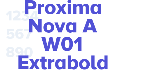Proxima Nova A W01 Extrabold-font-download
