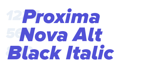 Proxima Nova Alt Black Italic-font-download