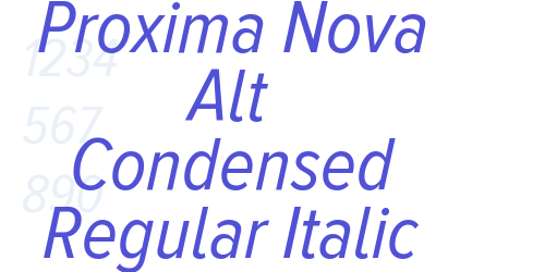 Proxima Nova Alt Condensed Regular Italic-font-download
