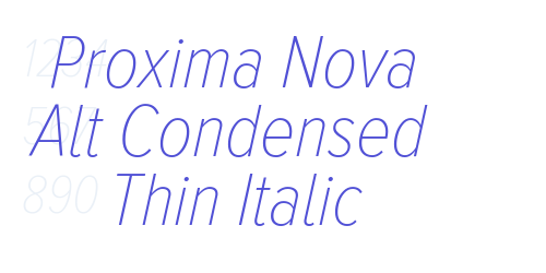 Proxima Nova Alt Condensed Thin Italic-font-download