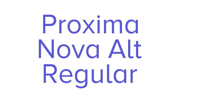 Proxima Nova Alt Regular Font Download