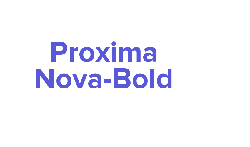 Proxima Nova-Bold Font Download