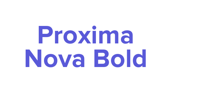 Proxima Nova-Bold Font Download