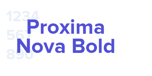 Proxima Nova Bold