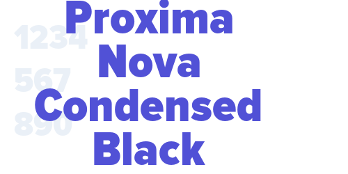Proxima Nova Condensed Black-font-download