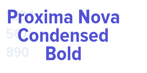 Proxima Nova Condensed Bold-font-download
