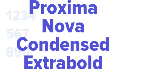 Proxima Nova Condensed Extrabold-font-download