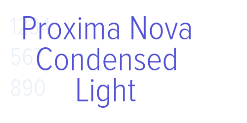 Proxima Nova Condensed Light-font-download