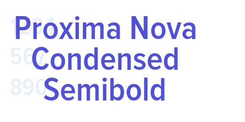 Proxima Nova Condensed Semibold-font-download