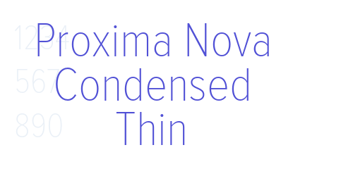 Proxima Nova Condensed Thin-font-download