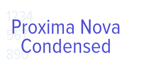 Proxima Nova Condensed-font-download