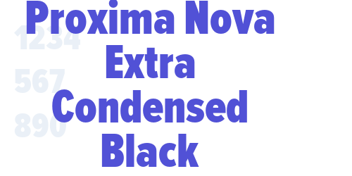 Proxima Nova Extra Condensed Black-font-download