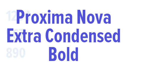Proxima Nova Extra Condensed Bold-font-download