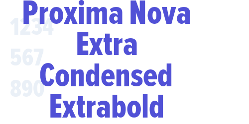 Proxima Nova Extra Condensed Extrabold-font-download