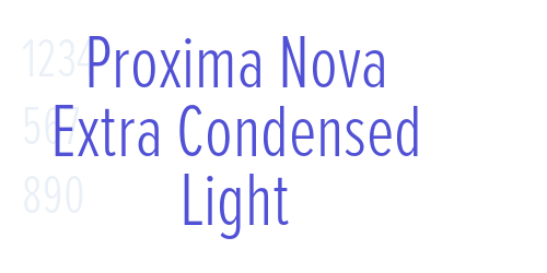 Proxima Nova Extra Condensed Light-font-download
