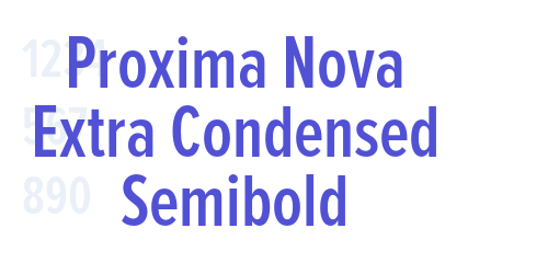 Proxima Nova Extra Condensed Semibold-font-download