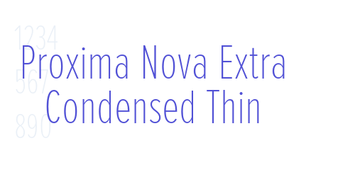 Proxima Nova Extra Condensed Thin-font-download