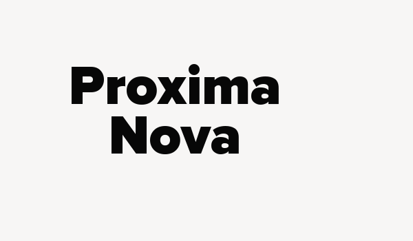 Proxima Nova Font