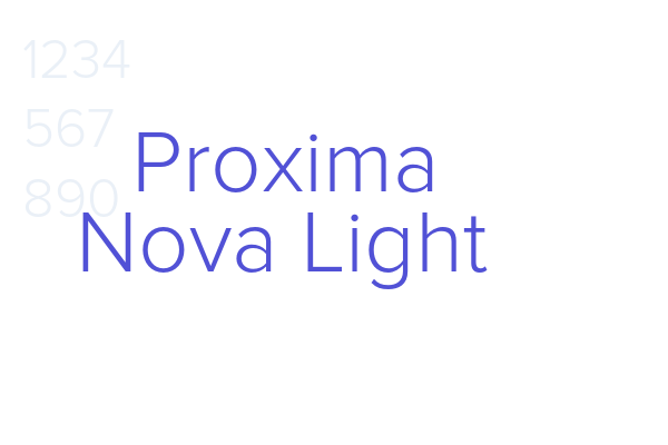 Proxima Nova Light