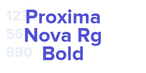 Proxima Nova Rg Bold-font-download
