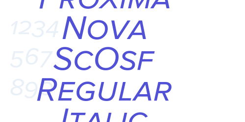 Proxima Nova ScOsf Regular Italic-font-download
