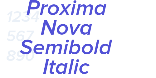 Proxima Nova Semibold Italic-font-download