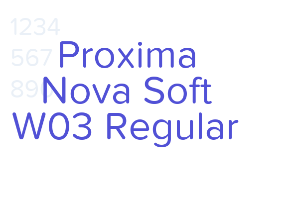 Proxima Nova Soft W03 Regular