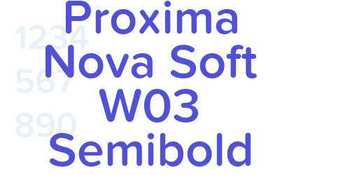 Proxima Nova Soft W03 Semibold-font-download