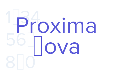 Proxima Nova Font Download