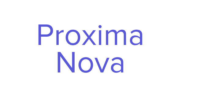 Proxima Nova Font