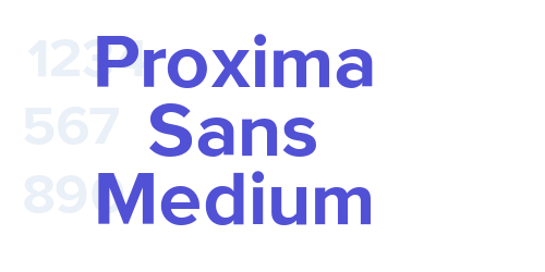 Proxima Sans Medium