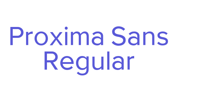 Proxima Sans Regular Font Download