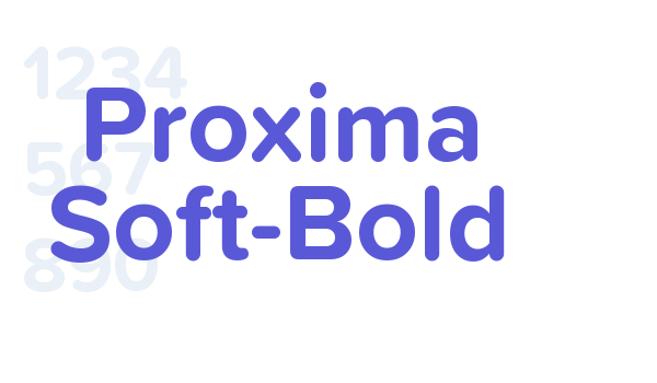 Proxima Soft-Bold font free