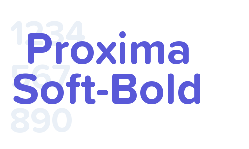 Proxima Soft-Bold Font