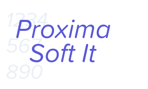 Proxima Soft It Font