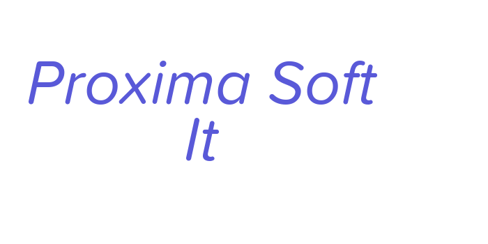 Proxima Soft It Font Download