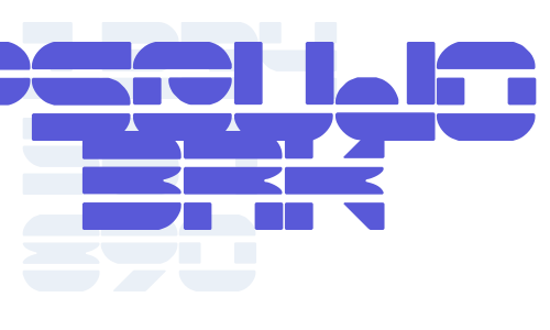 Pseudo BRK Font