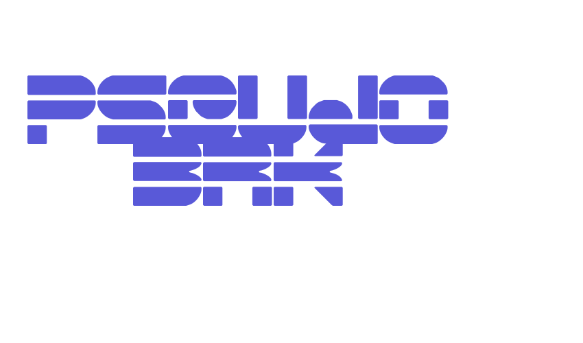 Pseudo BRK Font