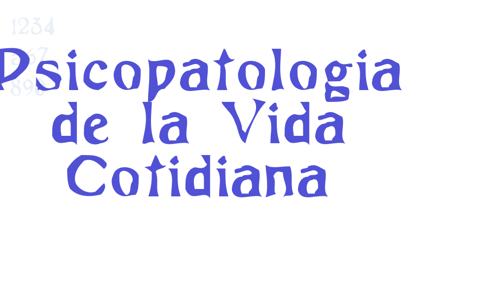 Psicopatologia de la Vida Cotidiana-font-download