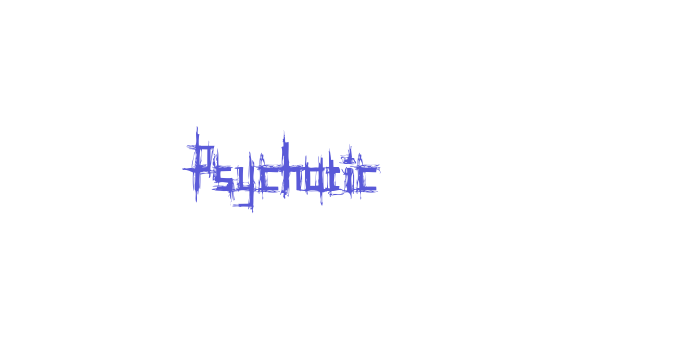 Psychotic Font Download