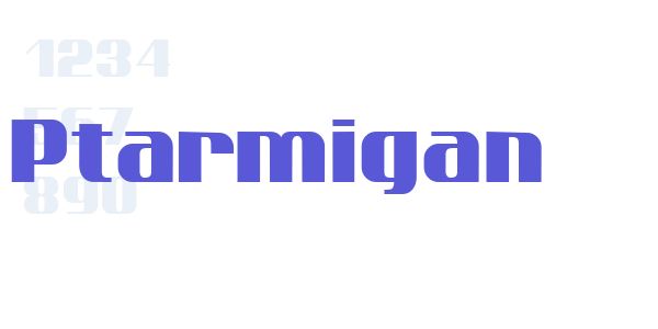 Ptarmigan font free