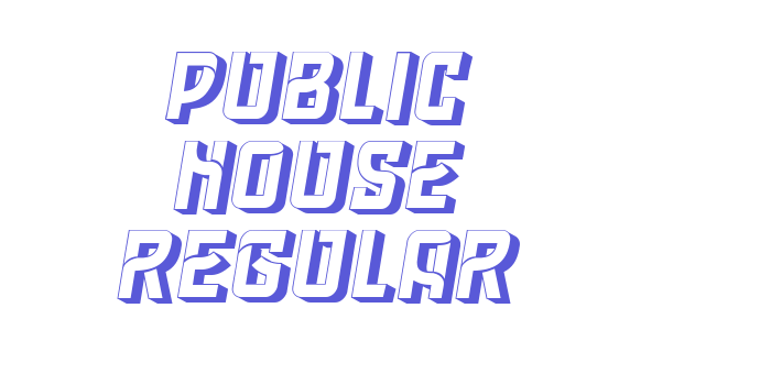 Public House Regular Font Download