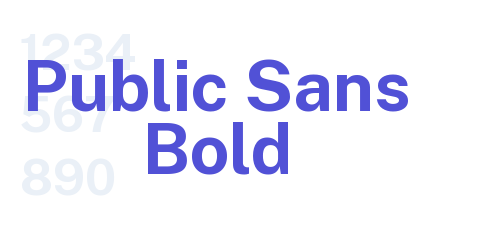Public Sans Bold-font-download