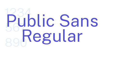 Public Sans Regular